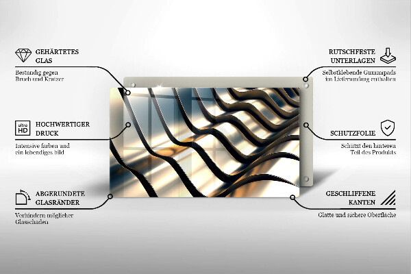 Spisskyddsplatta original 3d metallformer