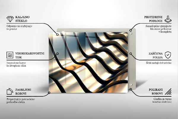 Spisskyddsplatta original 3d metallformer