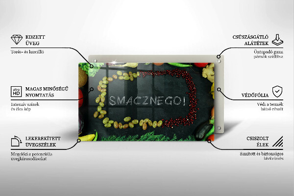Spisskyddsplatta original Inskriptionen bon appetit!