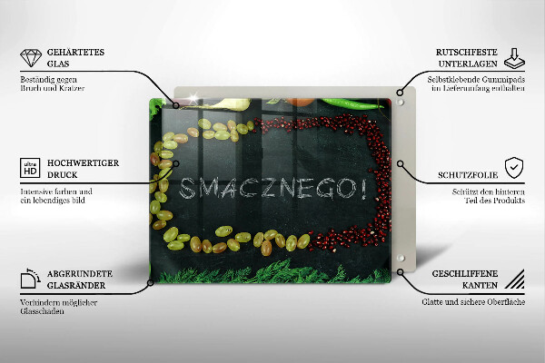 Spisskyddsplatta original Inskriptionen bon appetit!