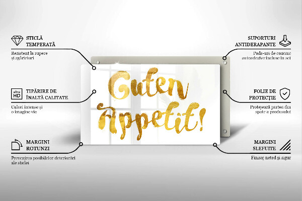 Spisskyddsplatta original Inskriptionen god aptit!