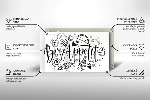 Kokkärlskydd original Inskriptionen bon appetit