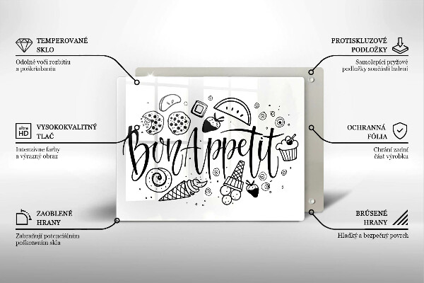 Kokkärlskydd original Inskriptionen bon appetit