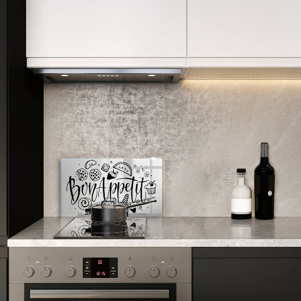 Kokkärlskydd original Inskriptionen bon appetit