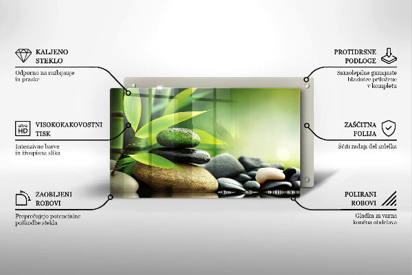 Kokkärlskydd original Zen bambu stenar