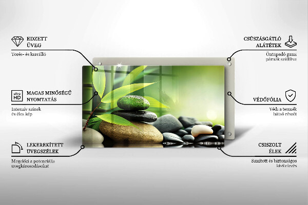 Kokkärlskydd original Zen bambu stenar