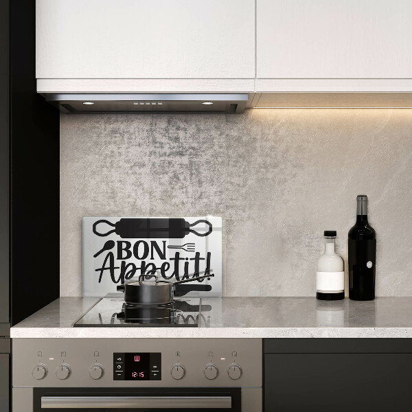 Kokkärlskydd original Inskriptionen bon appetit