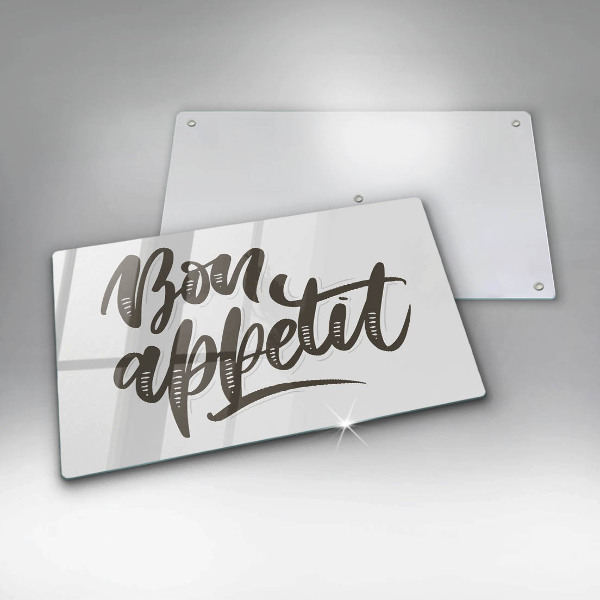 Kokkärlskydd original Inskriptionen bon appetit