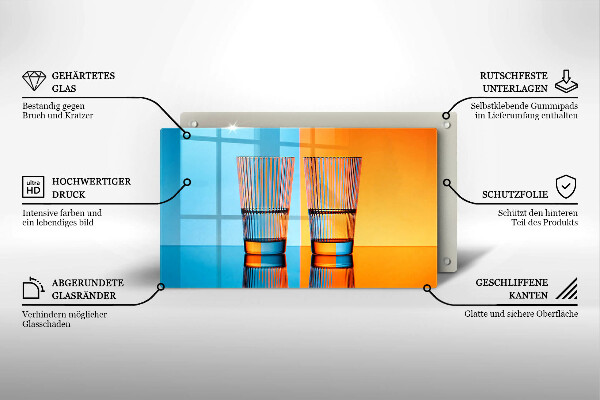 Kokkärlskydd original Två glas vatten