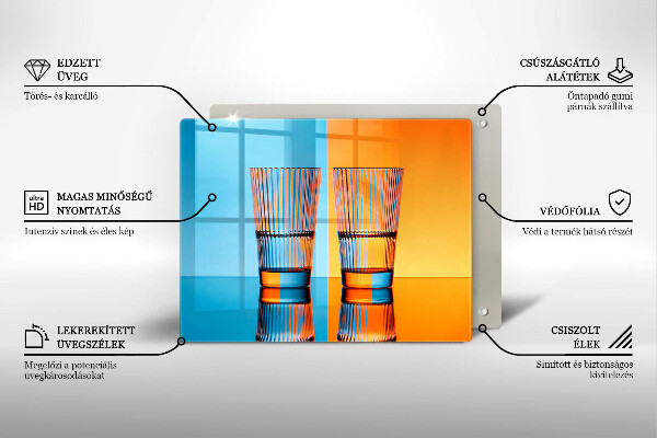 Kokkärlskydd original Två glas vatten