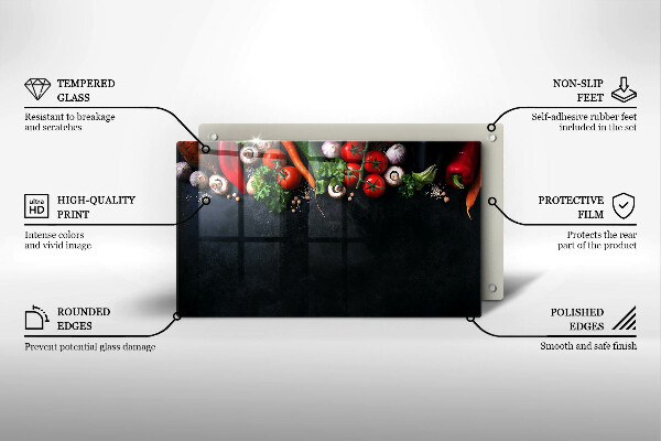 Kokkärlskydd original Färgglada grönsaker