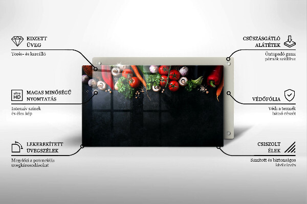 Kokkärlskydd original Färgglada grönsaker