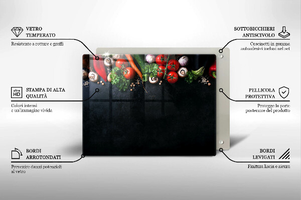 Kokkärlskydd original Färgglada grönsaker