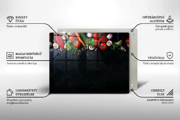 Kokkärlskydd original Färgglada grönsaker