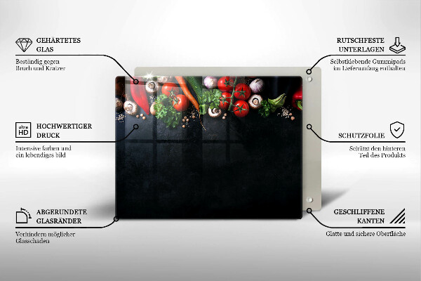 Kokkärlskydd original Färgglada grönsaker