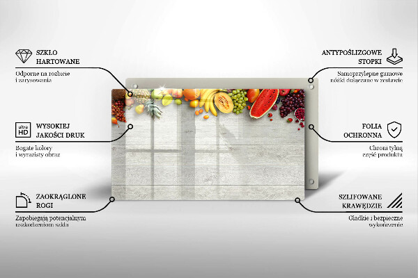 Kokkärlskydd original Frukt på brädor