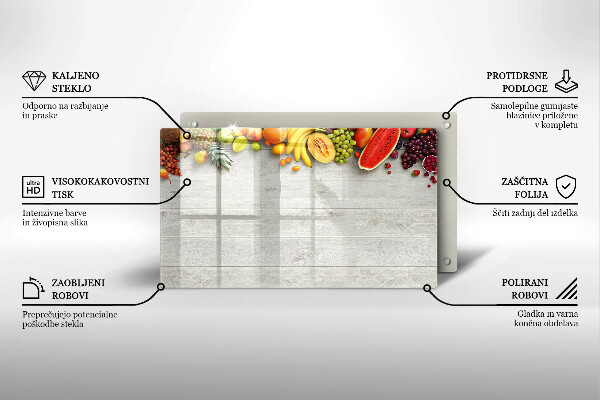 Kokkärlskydd original Frukt på brädor
