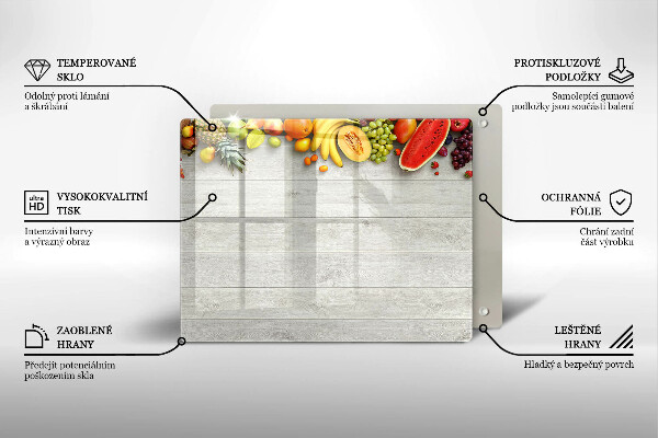 Kokkärlskydd original Frukt på brädor