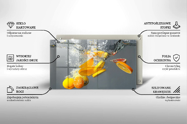 Kokkärlskydd original Citroner i vatten