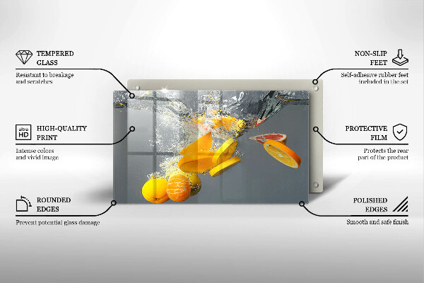 Kokkärlskydd original Citroner i vatten