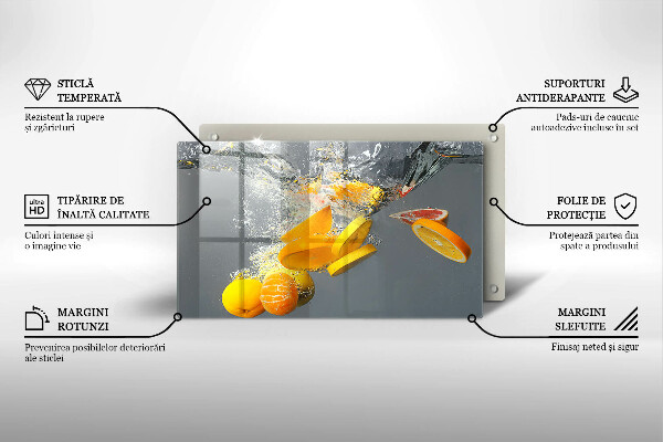 Kokkärlskydd original Citroner i vatten
