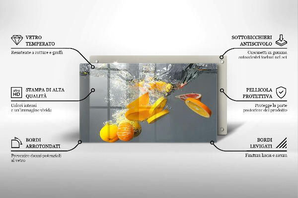 Kokkärlskydd original Citroner i vatten