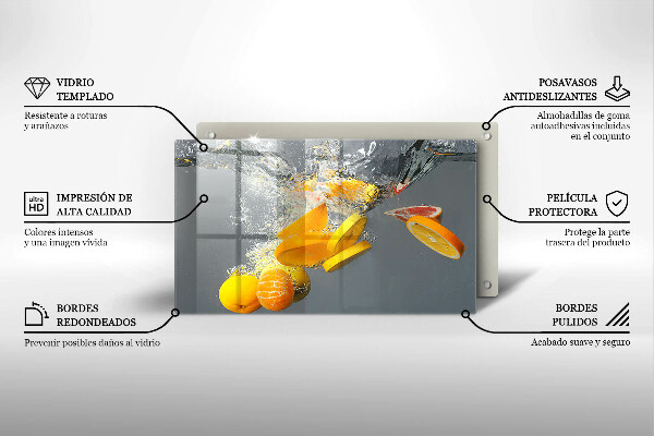 Kokkärlskydd original Citroner i vatten