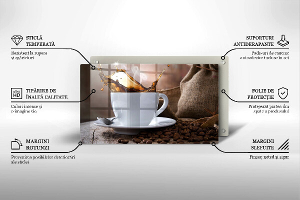 Glashällskydd original Kopp och kaffebönor