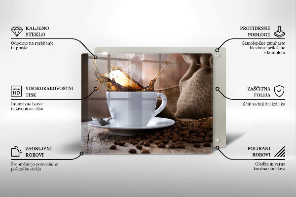 Glashällskydd original Kopp och kaffebönor