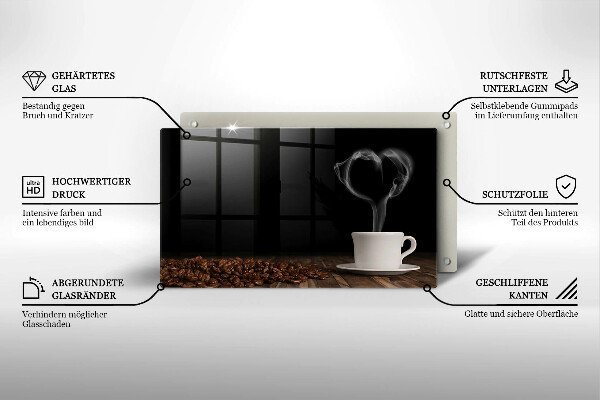 Glashällskydd original Kaffekopp hjärta