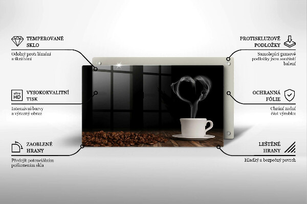 Glashällskydd original Kaffekopp hjärta