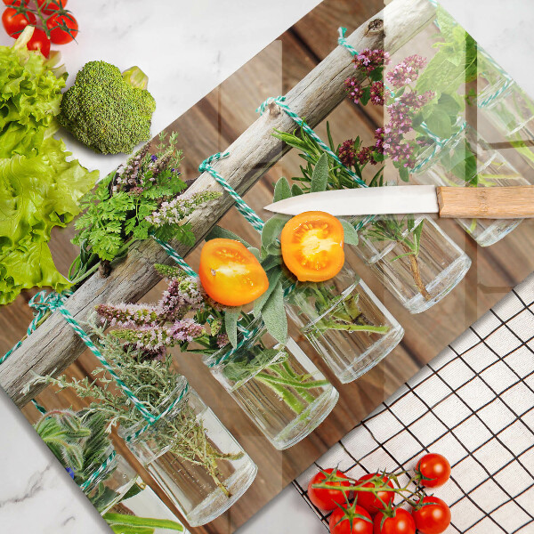 Spisskyddsplatta original Örter växter vintage