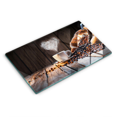 Spisskyddsplatta original En kopp kaffe och ett hjärta