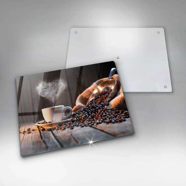 Spisskyddsplatta original En kopp kaffe och ett hjärta