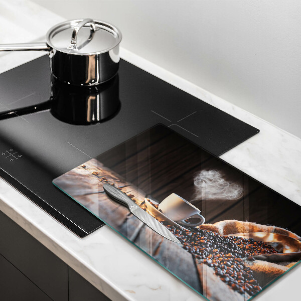 Spisskyddsplatta original En kopp kaffe och ett hjärta