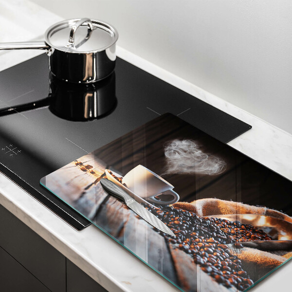 Spisskyddsplatta original En kopp kaffe och ett hjärta