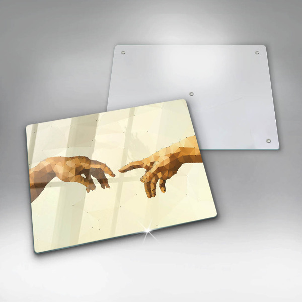 Glashällskydd original Skapandet av adams händer