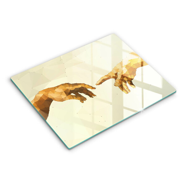 Glashällskydd original Skapandet av adams händer