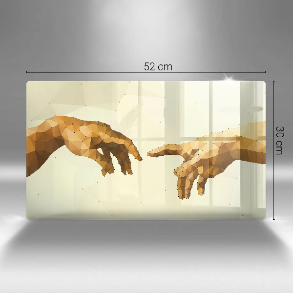 Glashällskydd original Skapandet av adams händer