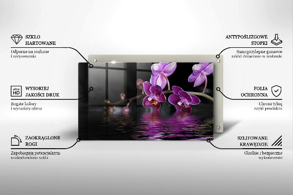 Spisskyddsplatta original Orkidé vatten zen