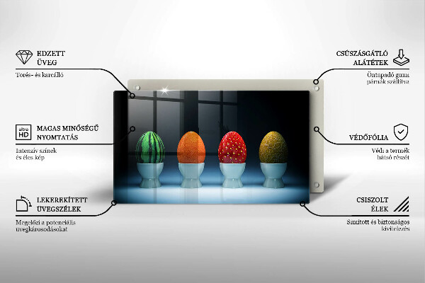 Glashällskydd original Abstrakt fruktägg