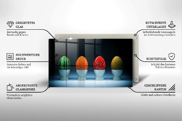 Glashällskydd original Abstrakt fruktägg