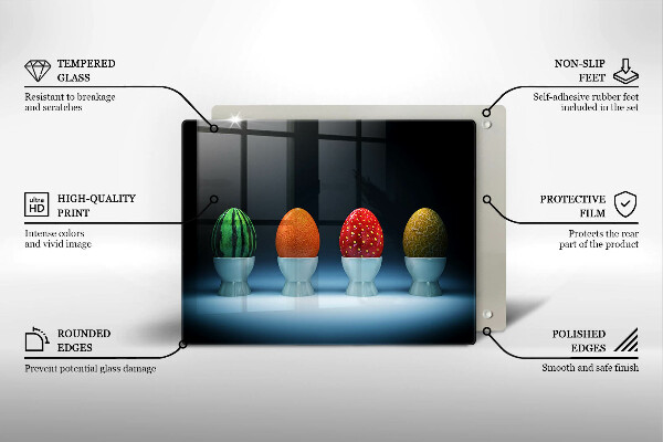 Glashällskydd original Abstrakt fruktägg