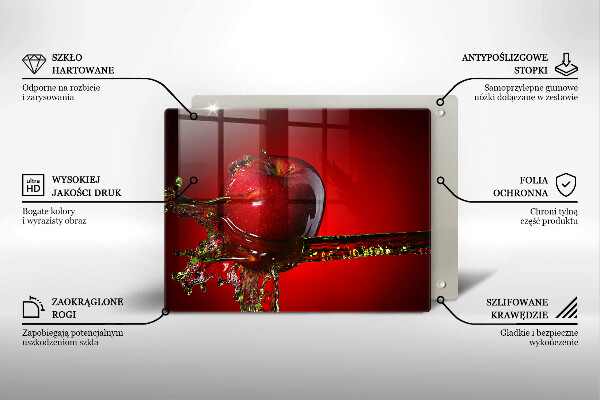 Spisskyddsplatta original Äppelfrukt i vatten