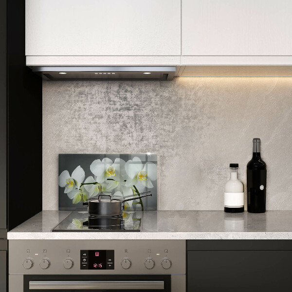 Glashällskydd original Blommor vit orkidé