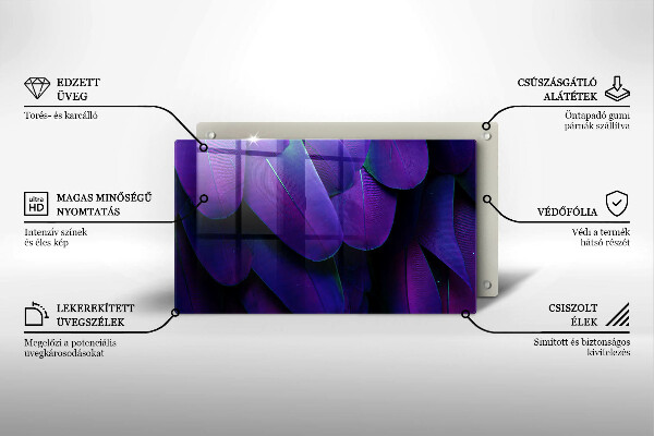 Kokkärlskydd original Neon fjädrar