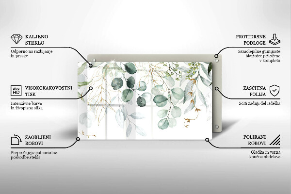 Kokkärlskydd original Målade växter