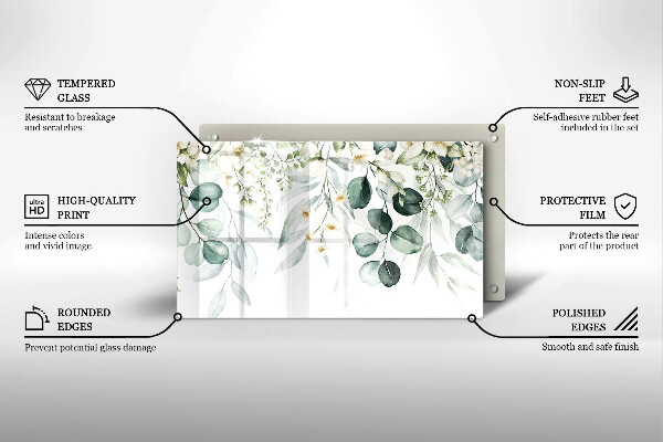 Kokkärlskydd original Akvarellväxter