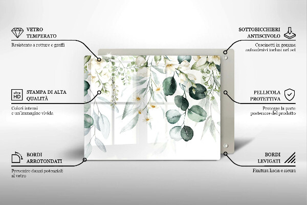 Kokkärlskydd original Akvarellväxter