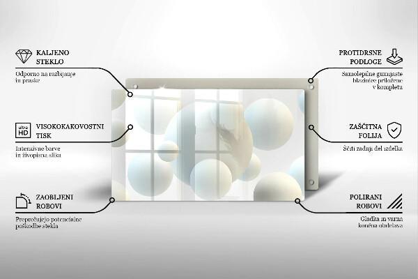 Kokkärlskydd original Moderna 3d-sfärer